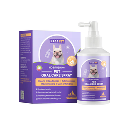 Spray dental para el cuidado bucal de perros y gatos