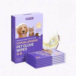 Toallitas húmedas limpiadoras y desodorizantes para perro y gato 6pz